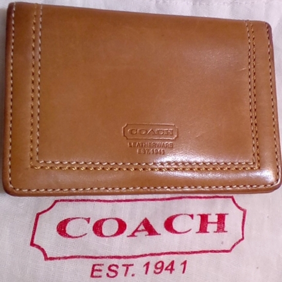 Coach Other - COACH WALLET WITH DUST BAG! ★4 1/2 " X 3 1/4"★